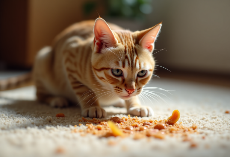 miért hány a macska